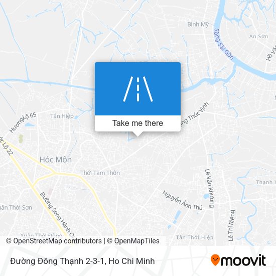 Đường Đông Thạnh 2-3-1 map