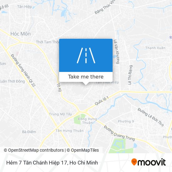 Hẻm 7 Tân Chánh Hiệp 17 map