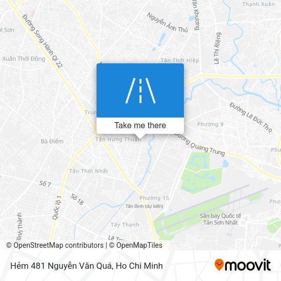Hẻm 481 Nguyễn Văn Quá map