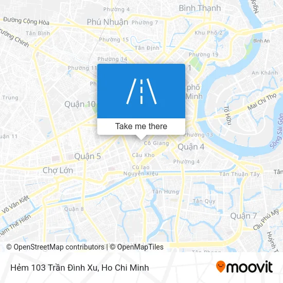 Hẻm 103 Trần Ðình Xu map