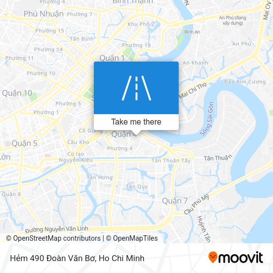 Hẻm 490 Đoàn Văn Bơ map