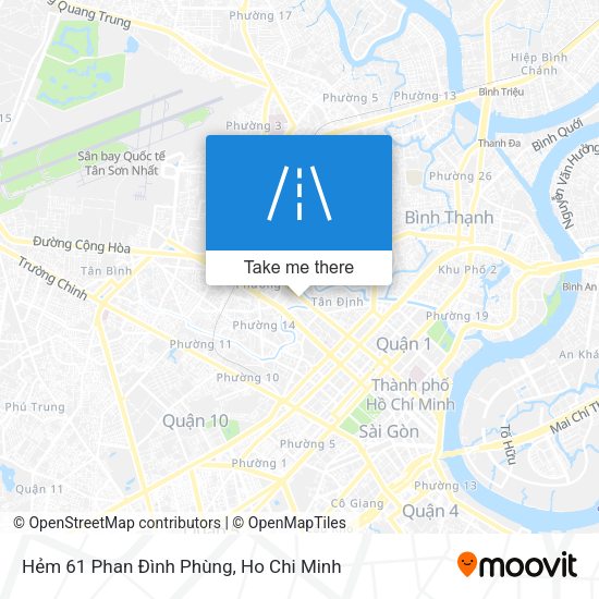 Hẻm 61 Phan Đình Phùng map