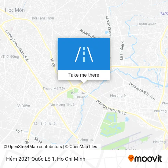 Hẻm 2021 Quốc Lộ 1 map