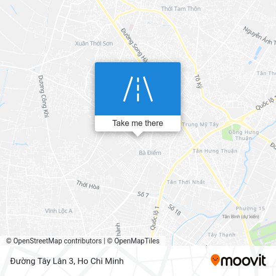 Đường Tây Lân 3 map