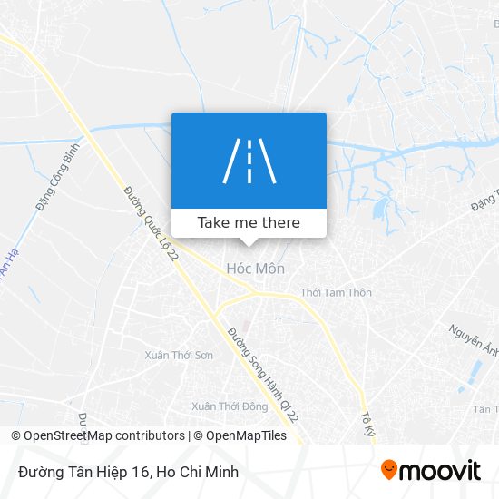 Đường Tân Hiệp 16 map