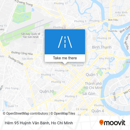 Hẻm 95 Huỳnh Văn Bánh map