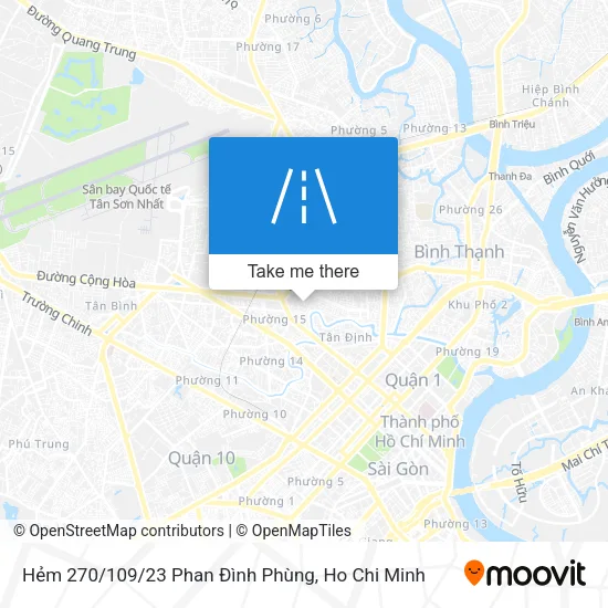 Hẻm 270/109/23 Phan Đình Phùng map