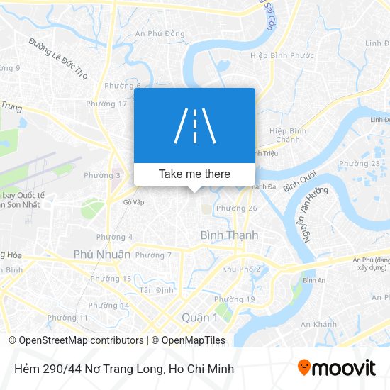 Hẻm 290/44 Nơ Trang Long map