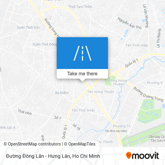 Đường Đông Lãn - Hưng Lãn map