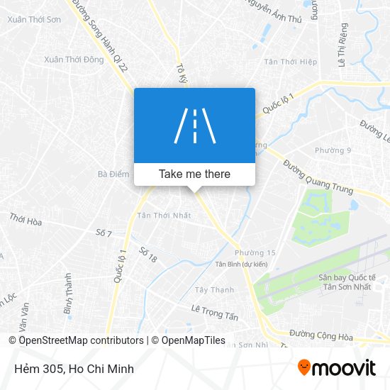 Hẻm 305 map