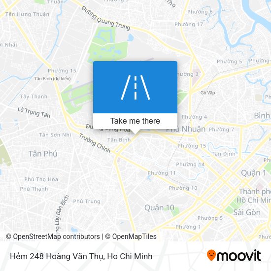 Hẻm 248 Hoàng Văn Thụ map