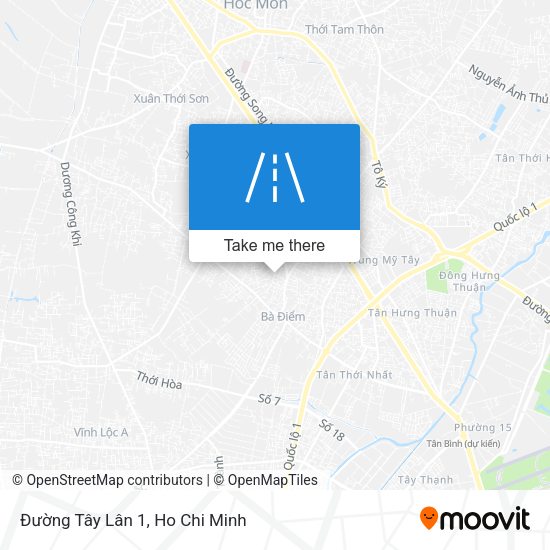 Đường Tây Lân 1 map