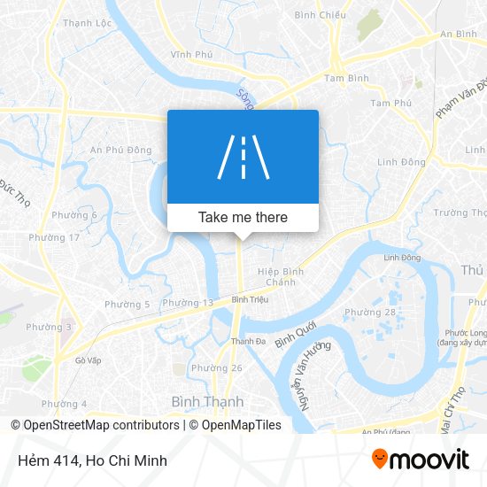 Hẻm 414 map