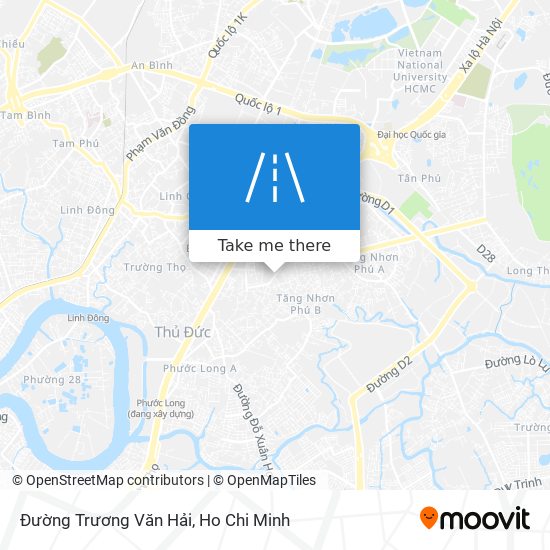 Đường Trương Văn Hải map