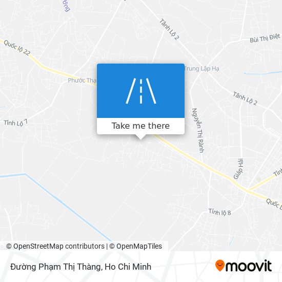 Đường Phạm Thị Thàng map