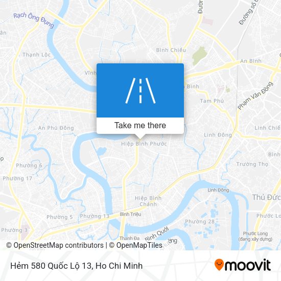 Hẻm 580 Quốc Lộ 13 map