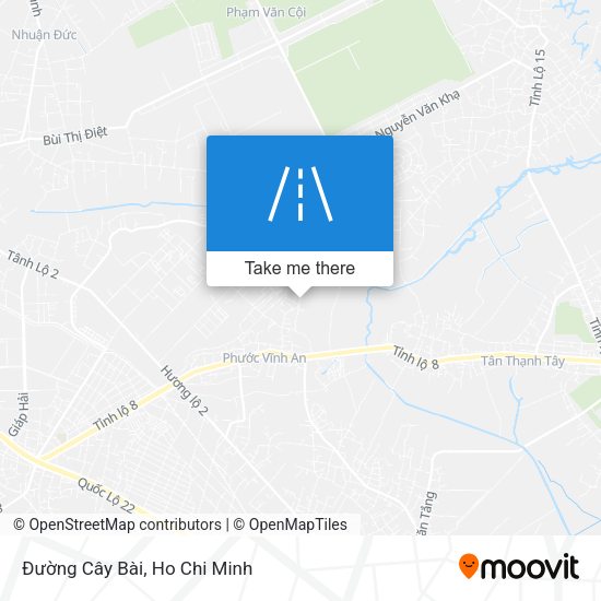 Đường Cây Bài map