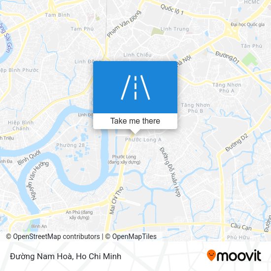 Đường Nam Hoà map