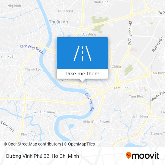 Đường Vĩnh Phú 02 map