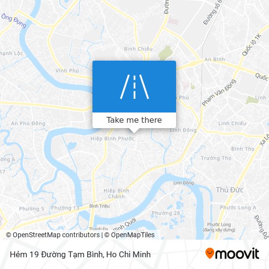 Hẻm 19 Đường Tạm Bình map