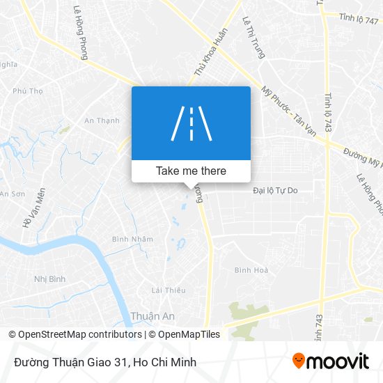 Đường Thuận Giao 31 map