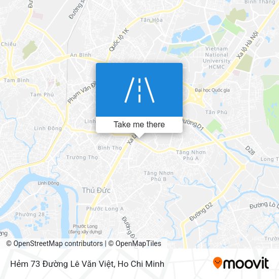 Hẻm 73 Đường Lê Văn Việt map
