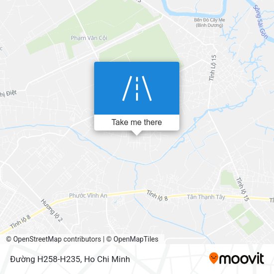 Đường H258-H235 map