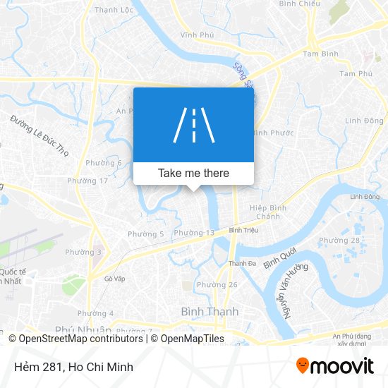 Hẻm 281 map