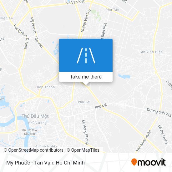 Mỹ Phước - Tân Vạn map