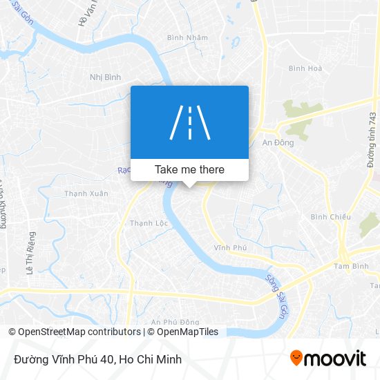 Đường Vĩnh Phú 40 map