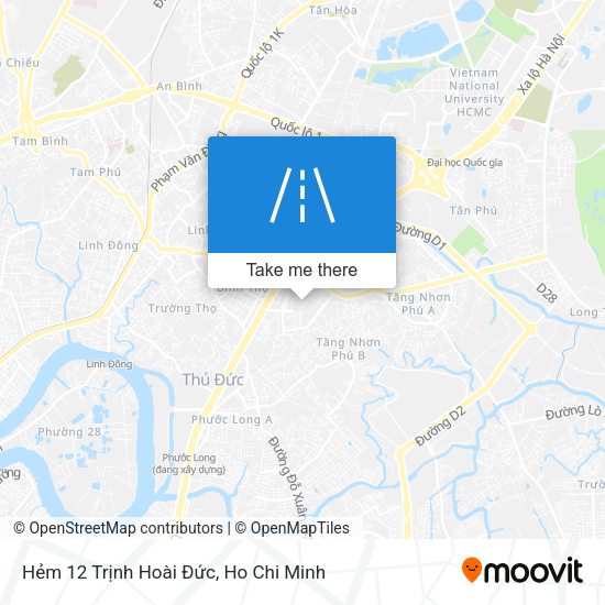 Hẻm 12 Trịnh Hoài Đức map