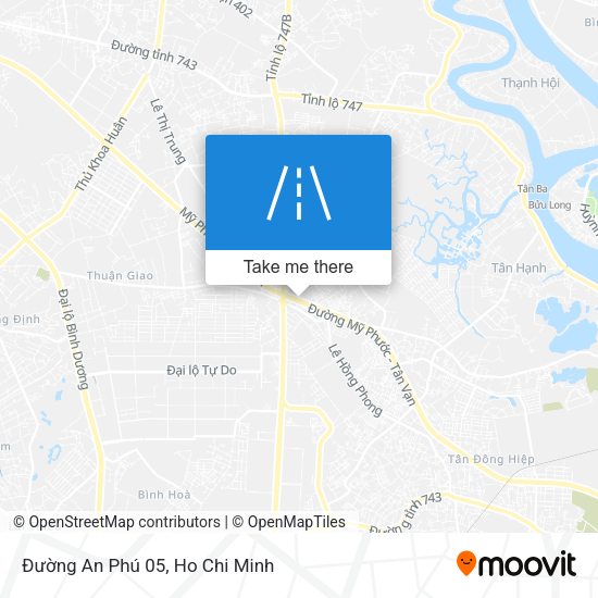 Đường An Phú 05 map