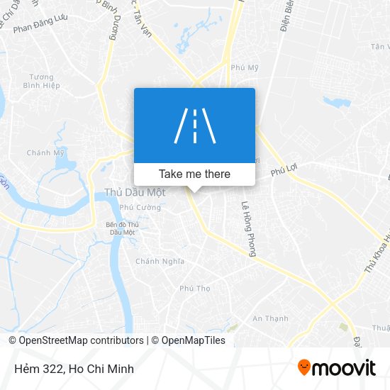 Hẻm 322 map