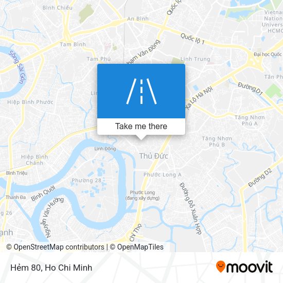 Hẻm 80 map