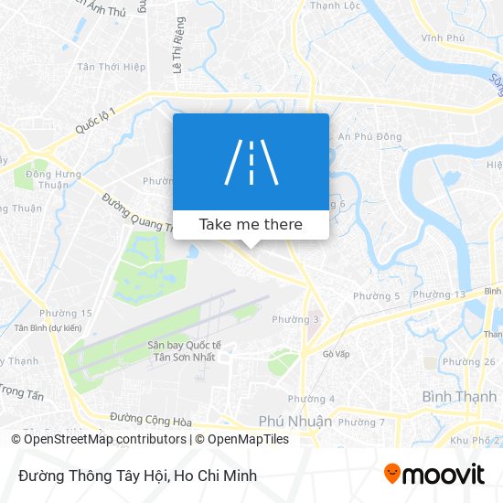 Đường Thông Tây Hội map