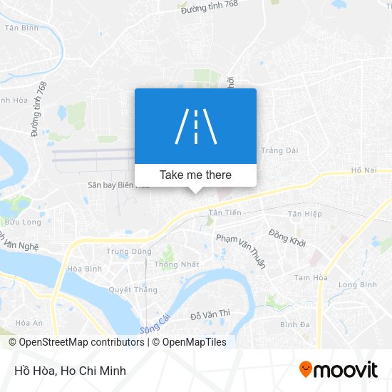 Hồ Hòa map