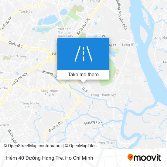 Hẻm 40 Đường Hàng Tre map