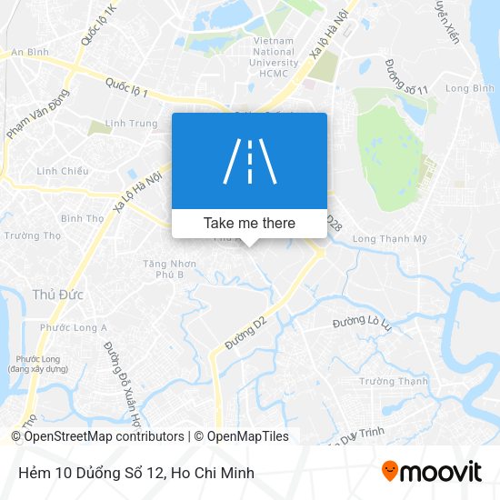 Hẻm 10 Dủổng Sổ 12 map