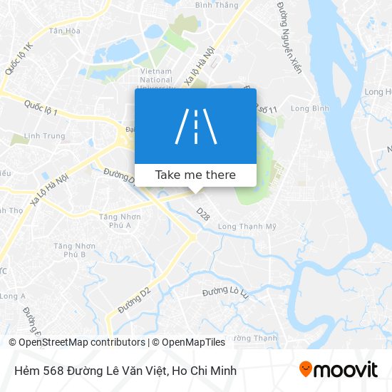 Hẻm 568 Đường Lê Văn Việt map