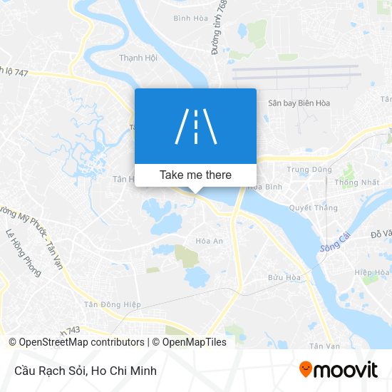 Cầu Rạch Sỏi map