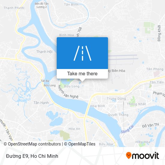 Đường E9 map