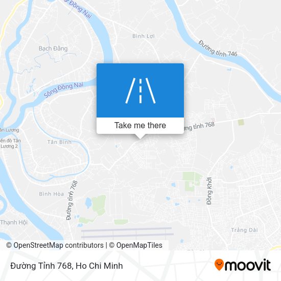Đường Tỉnh 768 map