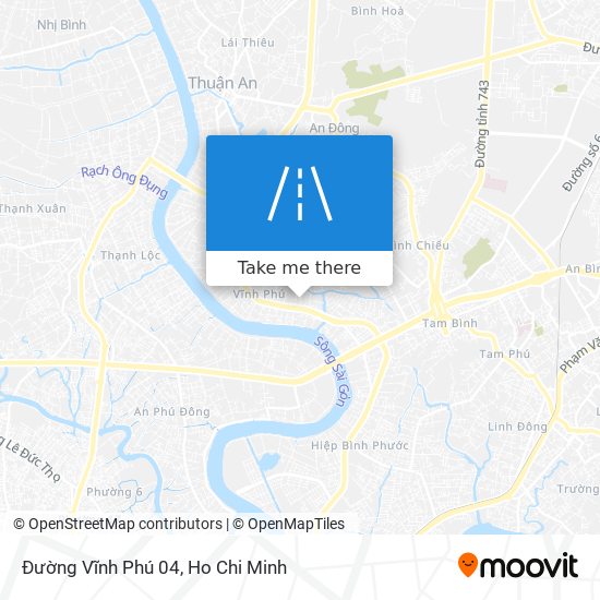 Đường Vĩnh Phú 04 map