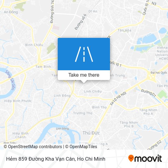 Hẻm 859 Đường Kha Vạn Cân map