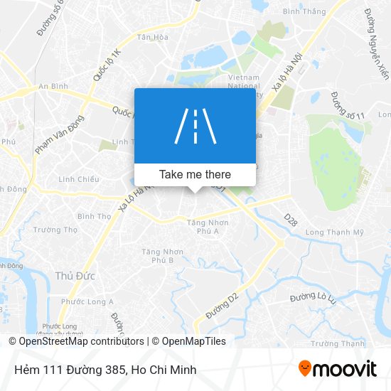 Hẻm 111 Đường 385 map