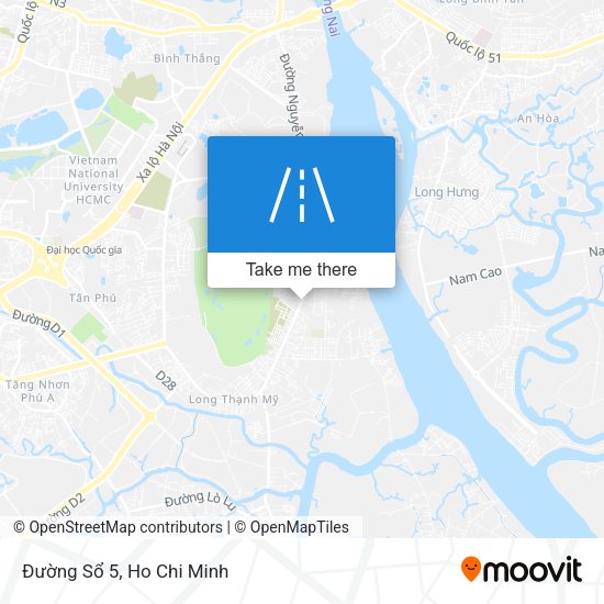 Đường Sổ 5 map