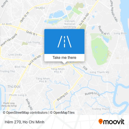 Hẻm 270 map