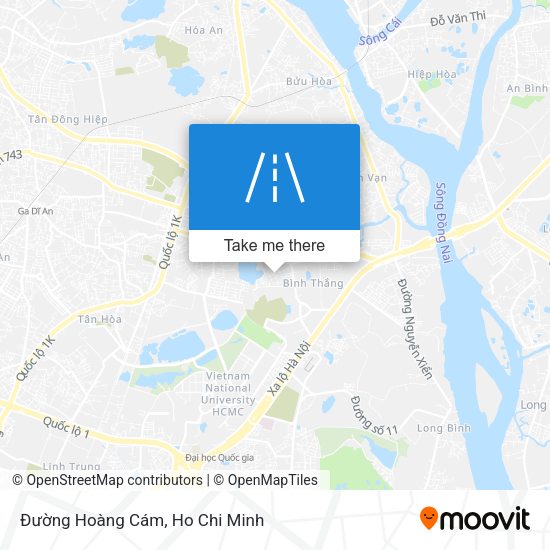 Đường Hoàng Cám map