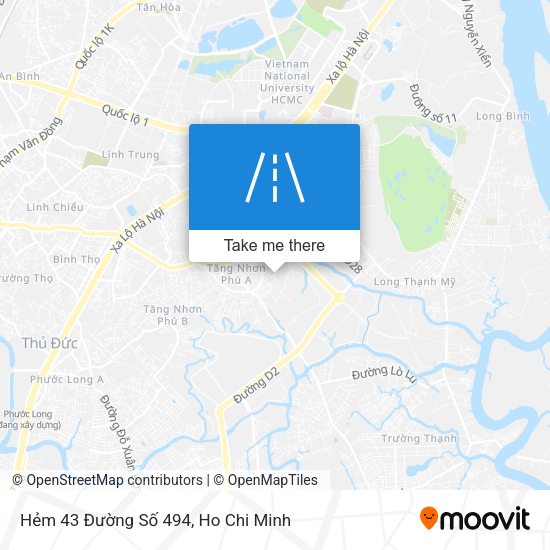 Hẻm 43 Đường Số 494 map