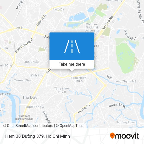 Hẻm 38 Đường 379 map